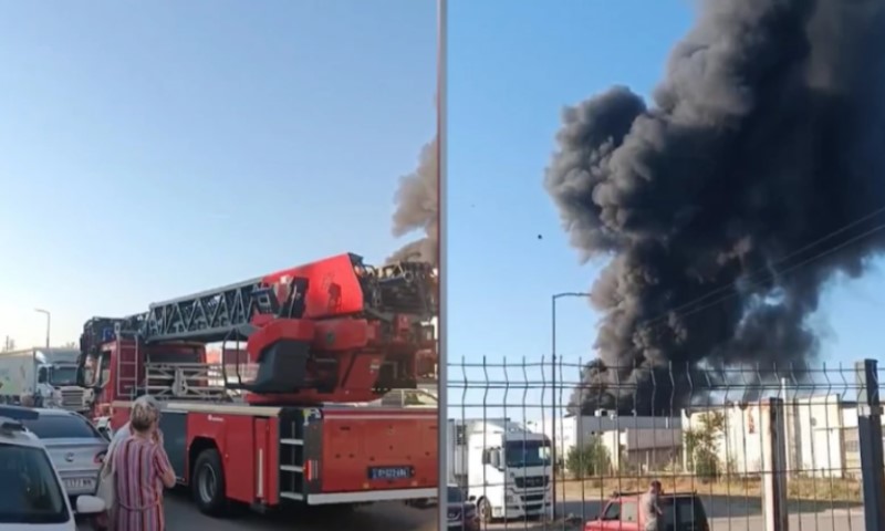 Nerealne scene: Požar u fabrici boja i lakova FOTO