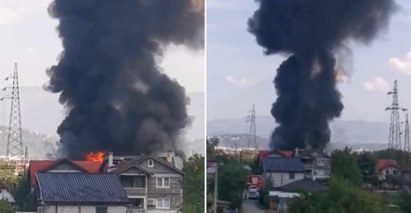 Veliki požar: Gore kuća i šupa, vatra se proširila na više objekata