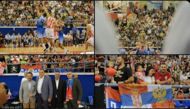 Dodik na Palama: Prijateljska utakmica pokazuje povezanost Srpske i Srbije FOTO