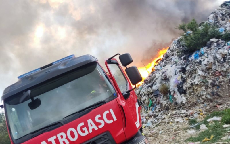 Bolja situacija u Kotor Varošu: Ugašen površinski dio požara, a problem je podzemni