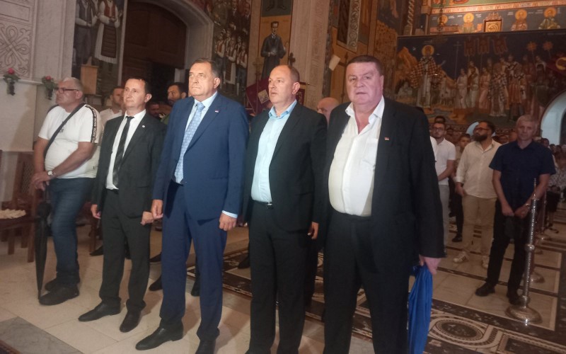 Dodik u Trebinju: Prisustvuje večernjoj službi u Sabornom hramu Preobraženja Gospodnjeg