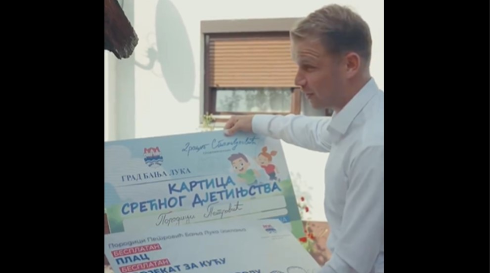 Stanivuković posjetio banjalučke četvorke: Od grada plac, a od mene temelj za kuću VIDEO