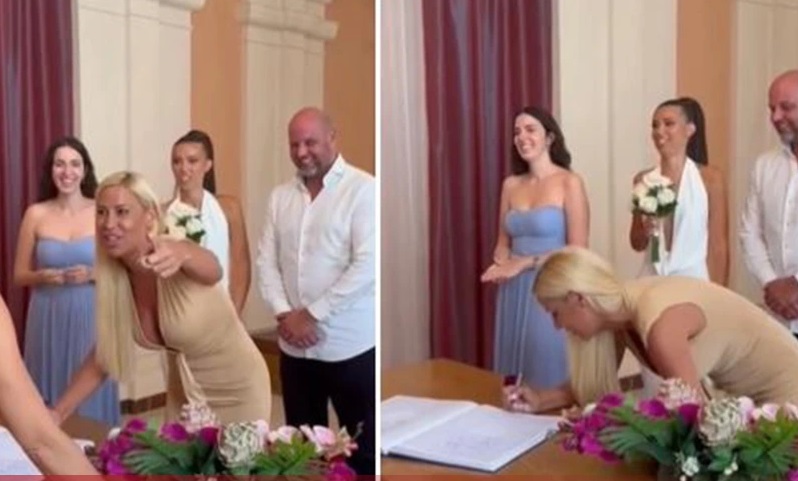 I to je moguće: Marijana je kumovala na svadbi svog bivšeg muža VIDEO