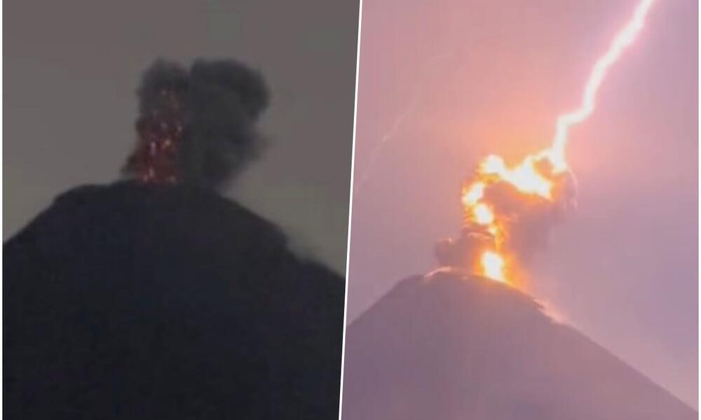 Fascinantan prirodni fenomen: Evo šta se desi kada grom udari u vulkan u erupciji VIDEO