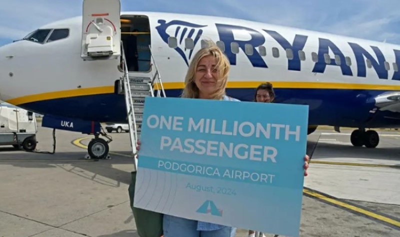 Pao novi rekord: Milionita putnica na Aerodromu Podgorica – evo šta je sve dobila