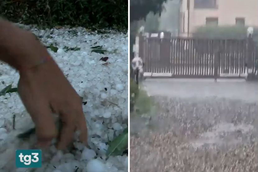 Zabijelilo u avgustu: Pao grad veličine golf loptice VIDEO