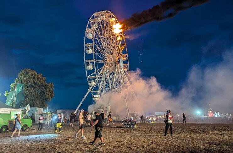 Najmanje 30 povrijeđenih u Lajpcigu kada se zapalio panoramski točak VIDEO