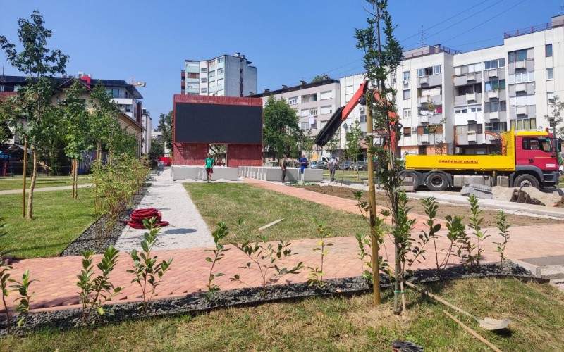 Zelena oaza kod nekadašnjeg kina “Kozara”: U subotu otvaranje “Parka oslobođenja”