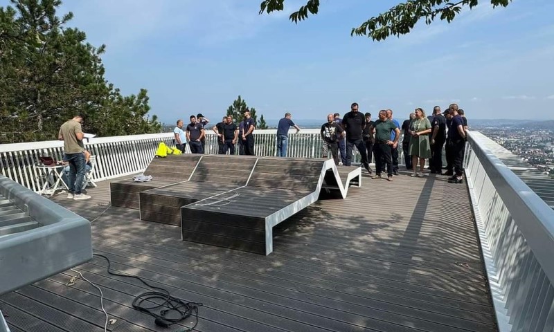 Otvaranje u petak: Fantastičan pogled sa novog vidikovca na Banj brdu VIDEO