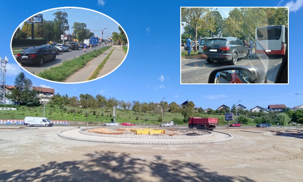 Ogromne gužve i saobraćajke! Izgradnja tri kružna toka u isto vrijeme zagorčala život Banjalučanima FOTO/VIDEO