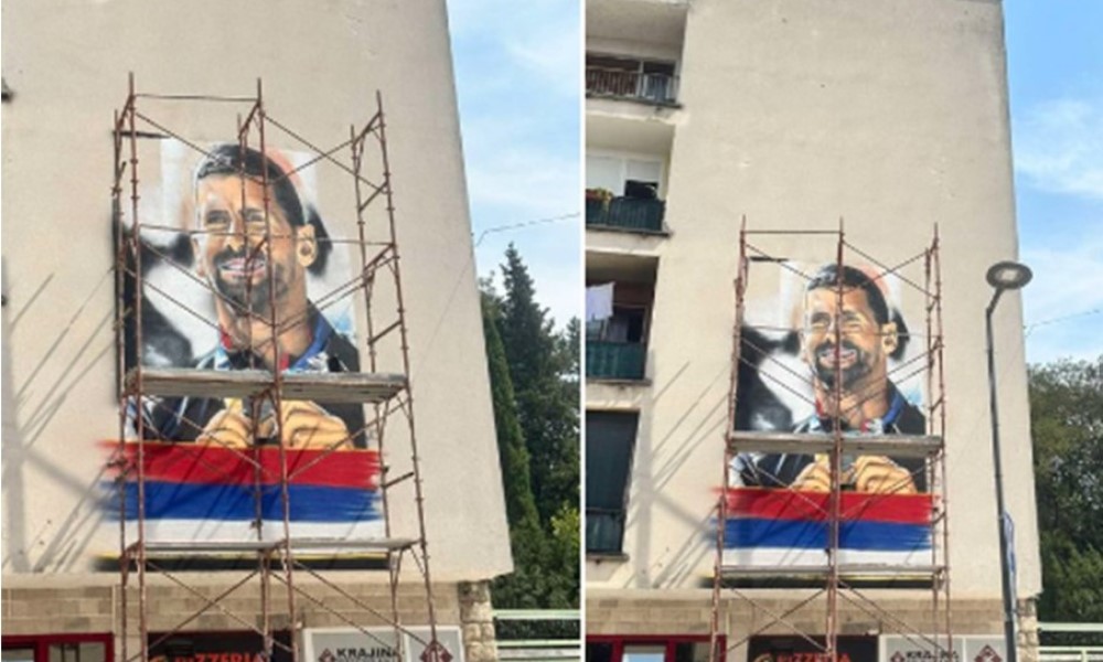 U čast šampiona: Đokovićev mural će krasiti Bileću FOTO