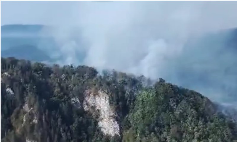 Helikopter doletio u pomoć: Požar u okolini Srebrenice aktivan i jutros VIDEO
