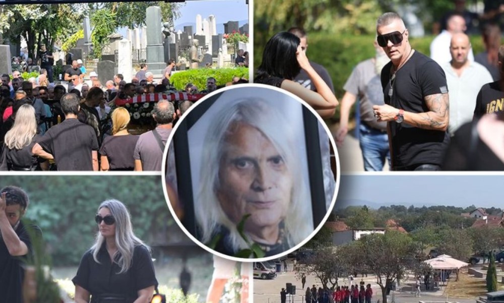 Veličanstveno kako i dolikuje legendi: Muk na groblju, a na kovčegu bijele ruže i Zvezdin šal