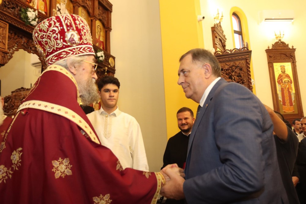 Dodik poručio: Svetinje su neuništive, u Eparhiji banjalučkoj podignuto više od 300 hramova
