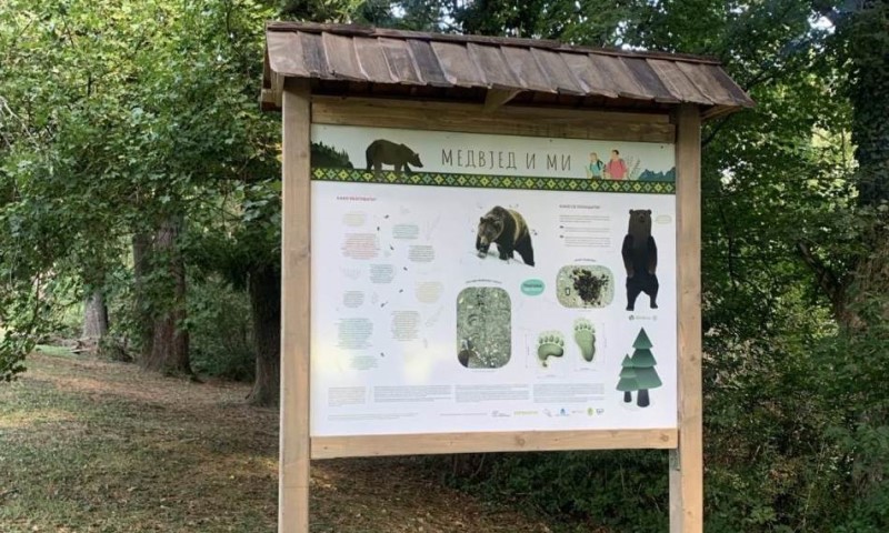 Opreza nikada dosta, medvjedi šetaju šumom: Na Banj brdu postavljene edukacijske table