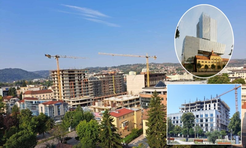 Nova slika grada! „Porasle“ zgrade u centru: Banjaluka polako „ide u nebo“ FOTO
