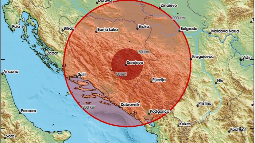 Treslo se tlo u jutarnjim satima: Objavljena jačina zemljotresa kod Sarajeva