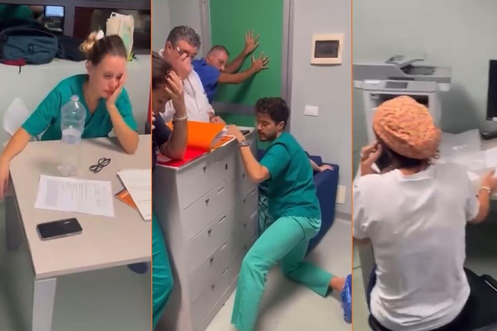 Ljekari se zabarikadirali: Djevojka preminula tokom operacije, rođaci upali u bolnicu i napravili haos VIDEO