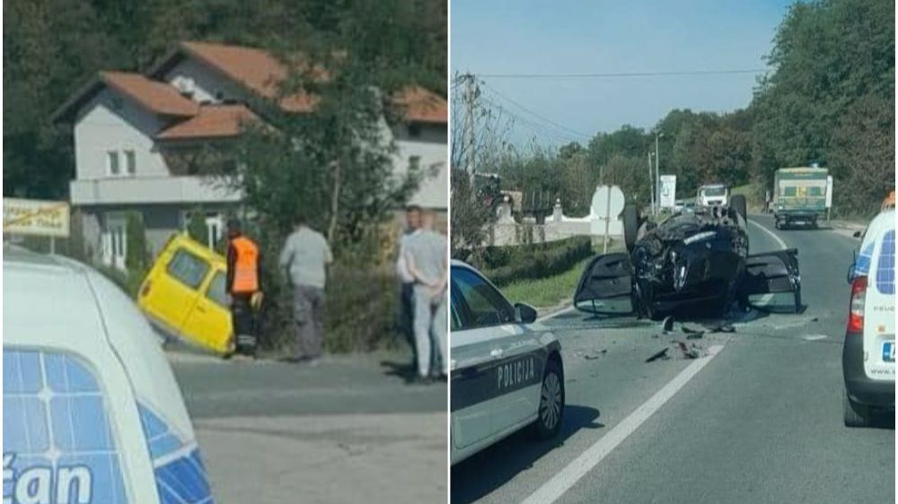 Teška nesreća: Učestvovala tri vozila, saobraćaj bio obustavljen