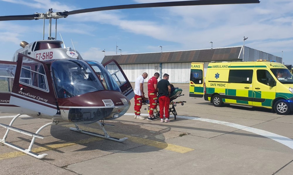 Novi primjeri spasavanja pacijenata: Helikopterski servis Srpske uvijek na raspolaganju kada je najpotrebnije