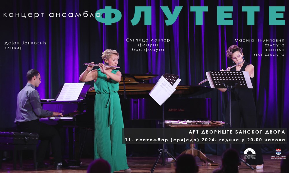 Flautete u Art dvorištu: Od klasike i džeza do filmske muzike