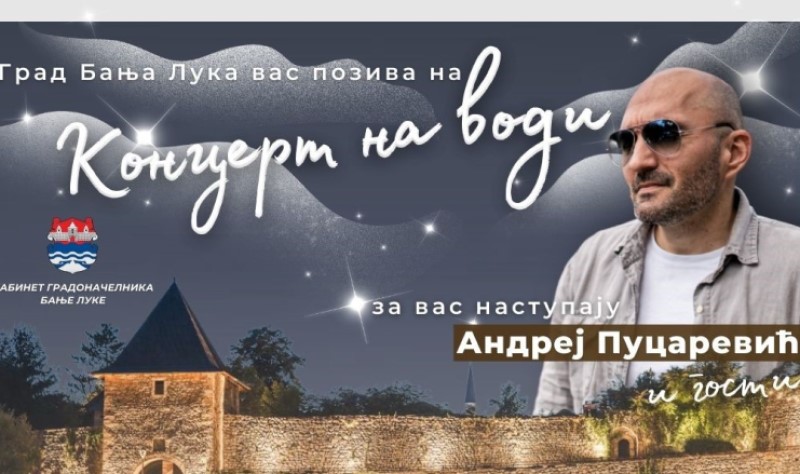 Neprolazni hitovi za sugrađane: Koncert na vodi u Banjaluci pomjeren zbog kiše