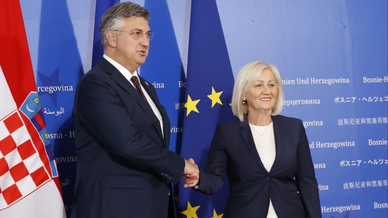 Krišto sa Plenkovićem: Razgovori o aktuelnoj situaciji u BiH, posebno u kontekstu puta ka EU