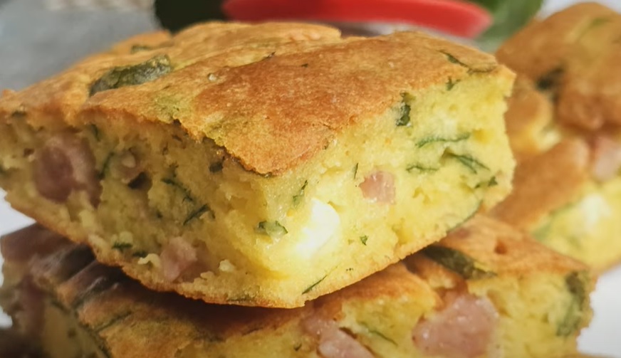 Savršen doručak: Slana pita sa šunkom i špinatom