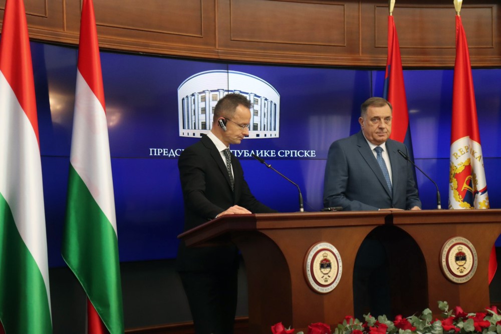 Dodik nakon sastanka sa mađarskim ministrom: Sijarto je veliki prijatelj Srpske