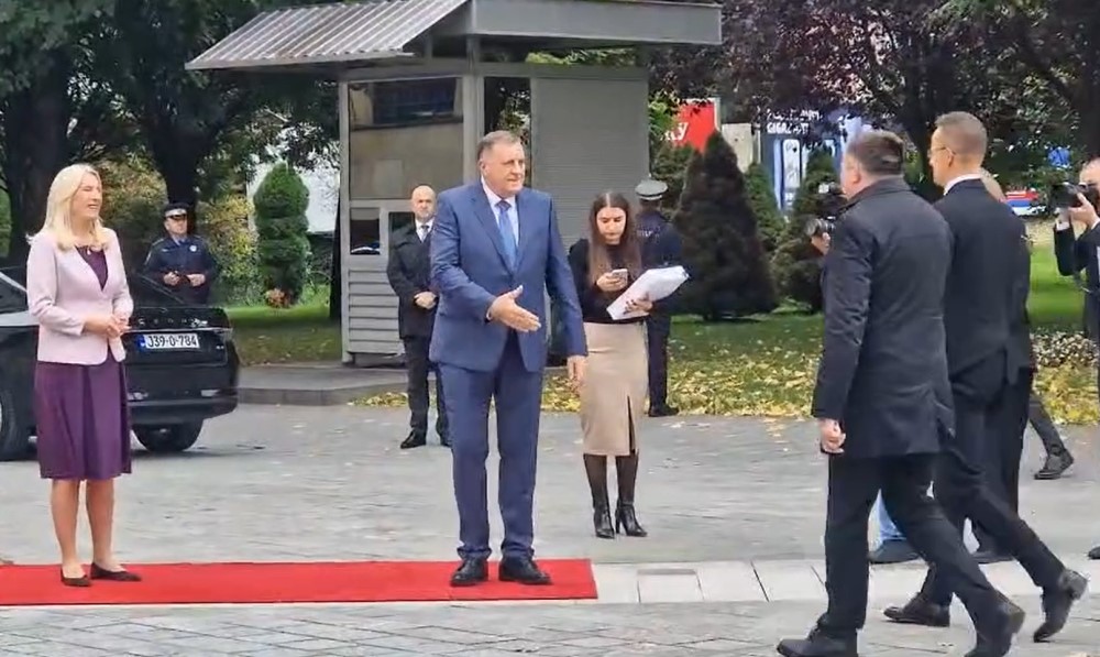Mađarski ministar u Banjaluci: Cvijanovićeva i Dodik dočekali Sijarta VIDEO