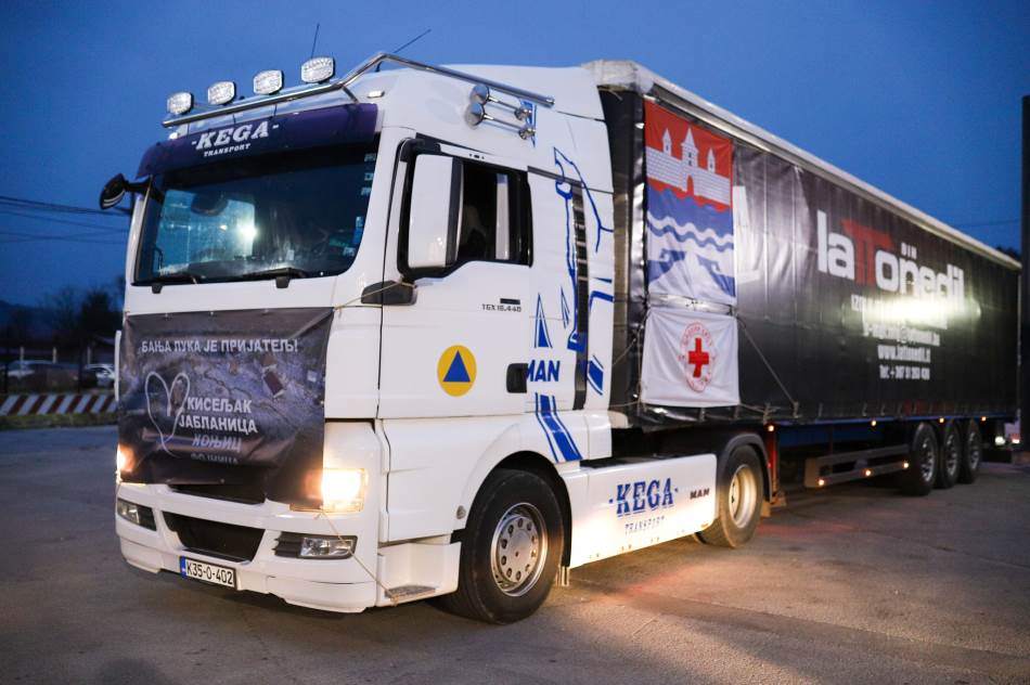 Kamion humanitarne pomoći upućen iz Banjaluke za Jablanicu: Grad još jednom pokazao da je prijatelj