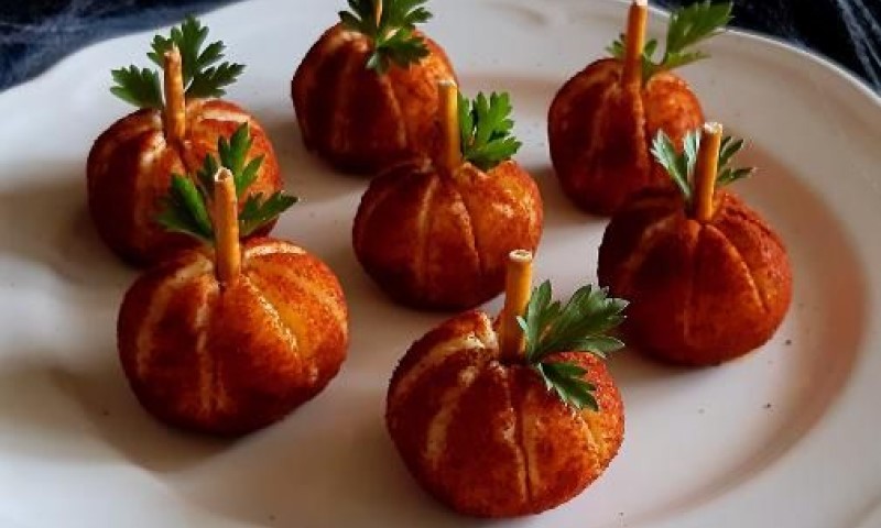 Ukusne i zanimljive: Napravite ove kuglice od sira u obliku bundeve