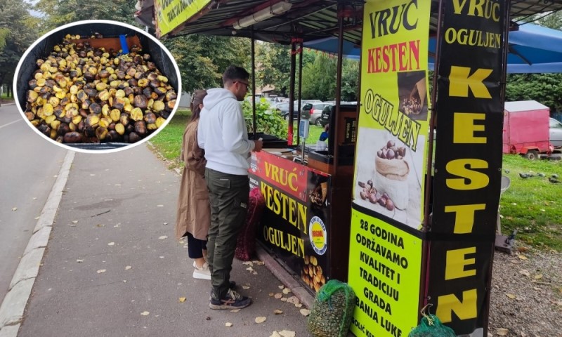 Banjalučkim ulicama širi se prepoznatljiv miris jeseni: I kesten poskupio u odnosu na lani FOTO/VIDEO
