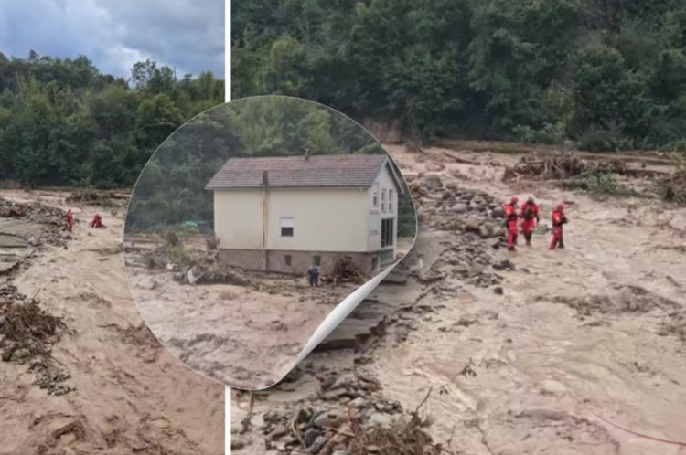 Stravične poplave: Dramatično spasavanje čovjeka iz bujice VIDEO