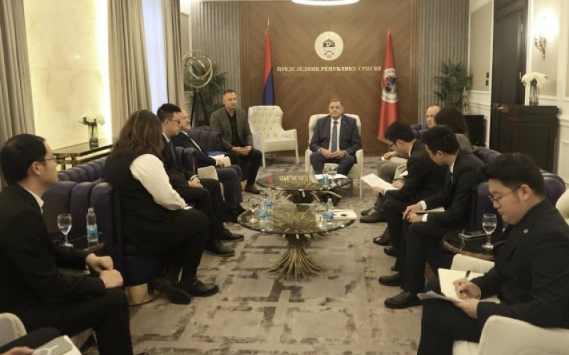 Dodik sa predstavnicima kineskih kompanija: Srpska opredijeljena za dalja ulaganja