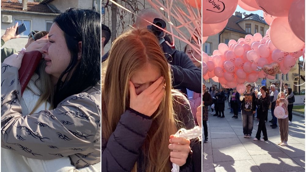 Emocije savladale mnoge: Pušteni baloni u čast djevojke koja je preminula nakon komplikacija tokom liječenja zuba