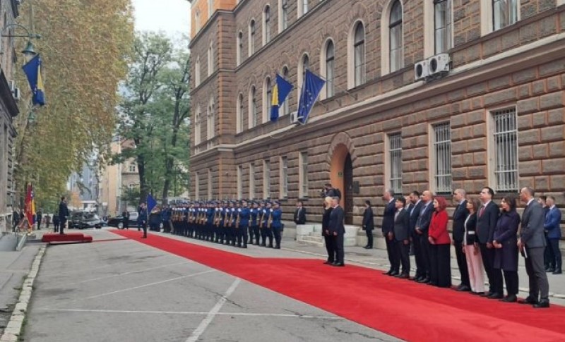 Doček lidera Crne Gore uz najviše počasti: Jakov Milatović stigao u posjetu BiH