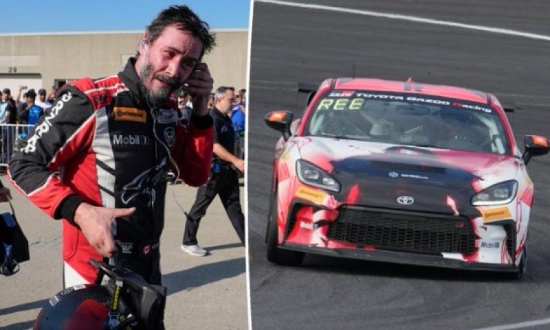 Kijanu Rivs zamalo da se slupa: Glumac izgubio kontrolu nad vozilom na profesionalnoj trci