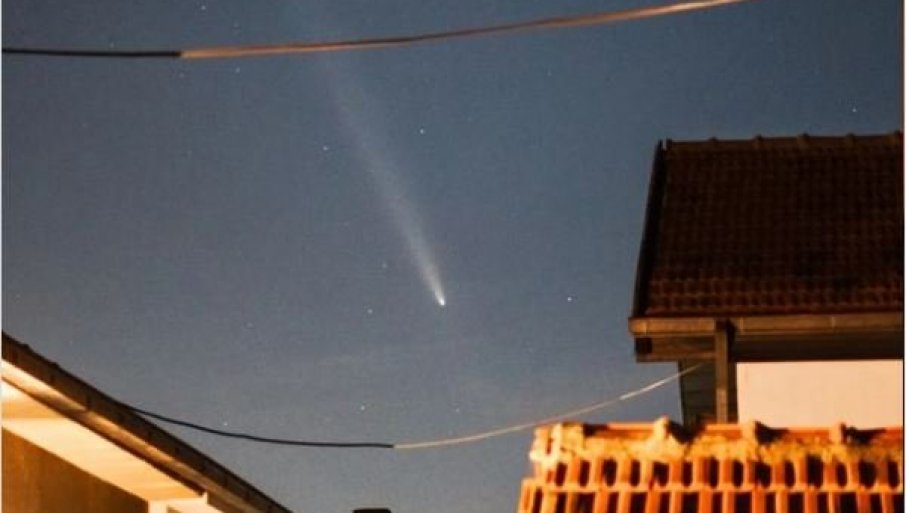 Nevjerovatan prizor: Kometa vijeka uočena iznad Niša FOTO