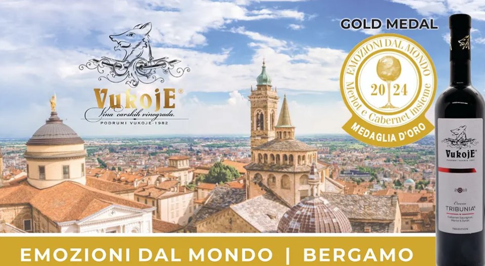 Veliko priznanje ide u Hercegovinu: Zlatna medalja za vino iz podruma Vukoje