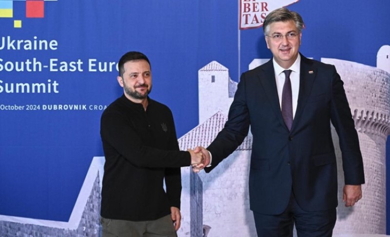 Lider Ukrajine i premijer Hrvatske oči u oči: Zelenski i Plenković potpisali sporazum o saradnji