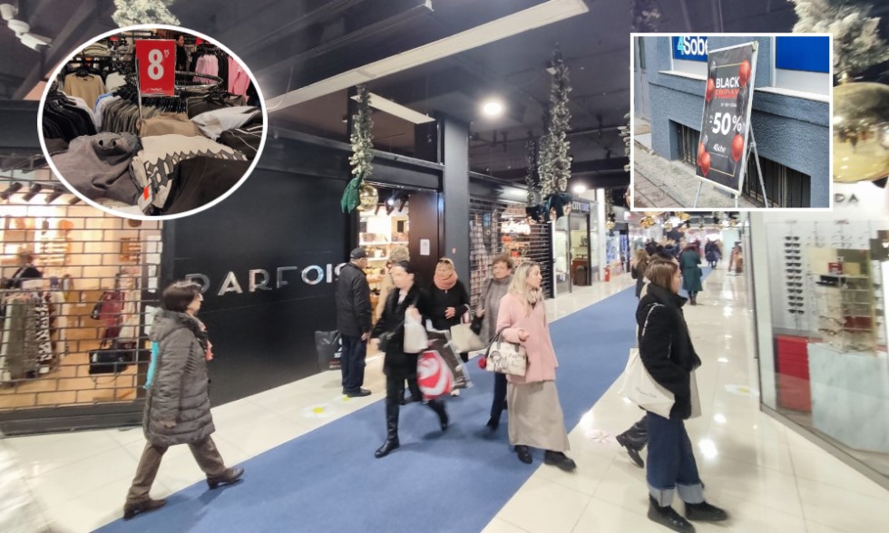 Šopingmanija trese Banjaluku: “Crni petak” i popusti napunili kase i u centru grada FOTO