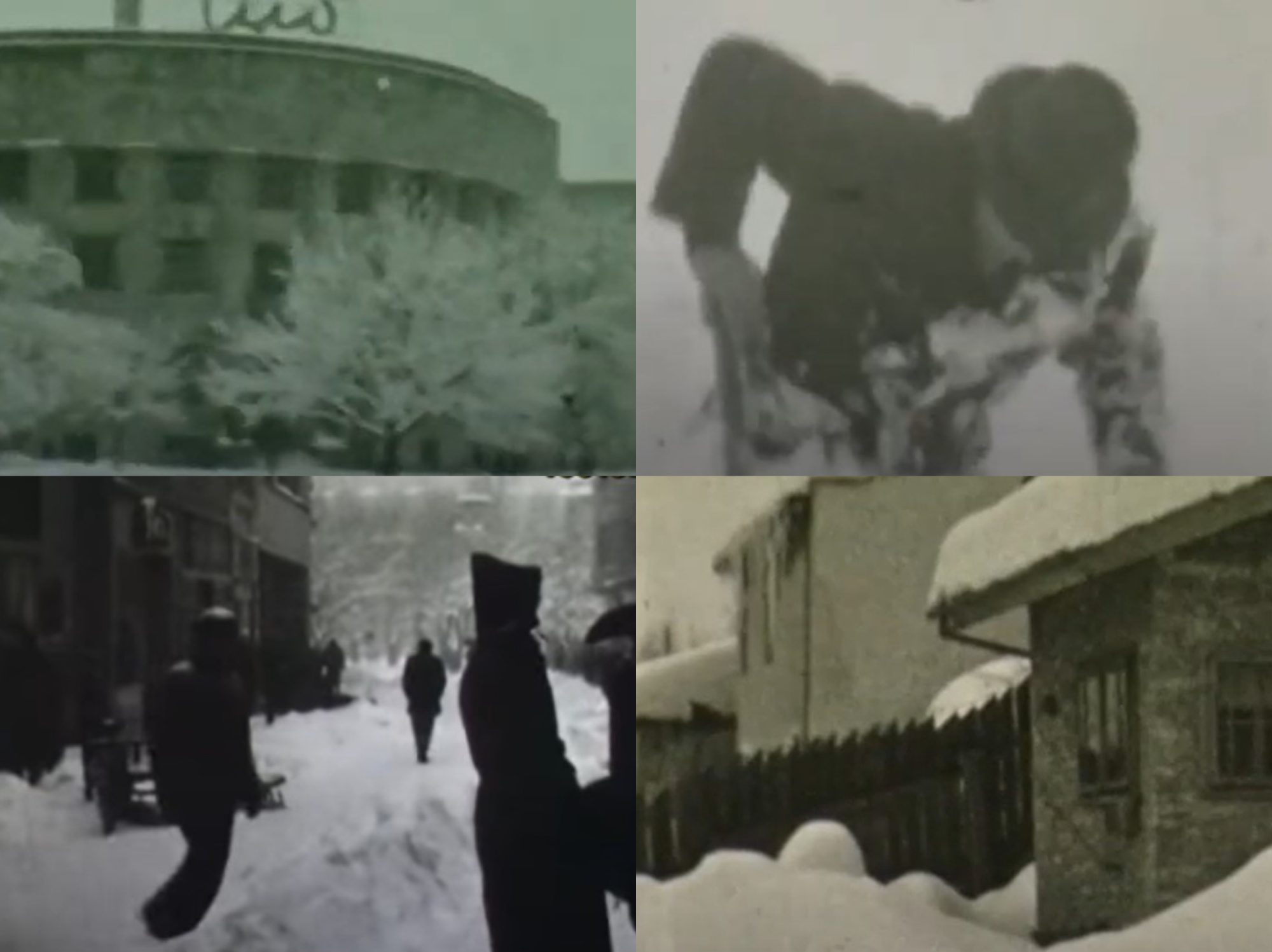 Snijeg do pasa: Kako su nekada izgledale zime u Banjaluci VIDEO