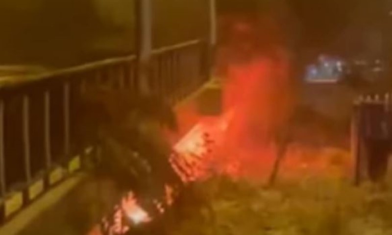 Na sreću nema povrijeđenih! Otkriveno šta je gorjelo kod mosta na Adi, oglasila se i policija