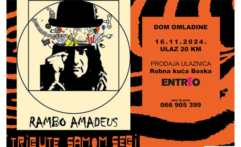Prepoznatljiv stil: Rambo na komičan način najavio koncert u Banjaluci VIDEO