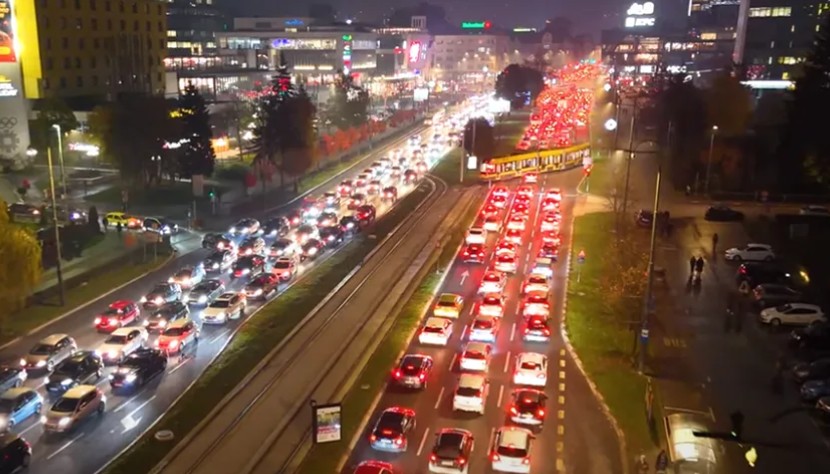 Saobraćajni kolaps u Sarajevu: Grad paralisan VIDEO