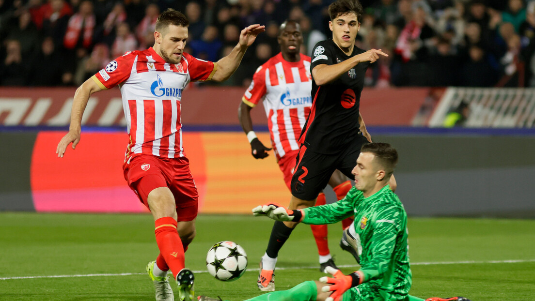 Crvena zvezda u Beogradu demolirana od Barselone