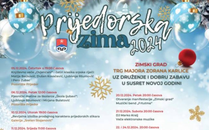 Kulturna, privredna i turistička manifestacija: Počinje “Prijedorska zima”