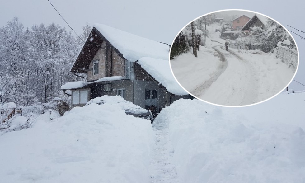 Sjedim ja tako, odsječen od svijeta: Kako je snijeg zaustavio život nadomak Banjaluke FOTO