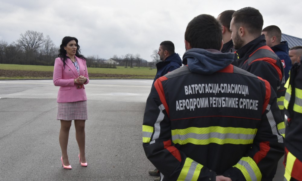 Aerodrom Banjaluka nesmetano radi: Na raspolaganju Civilna zaštita Srpske
